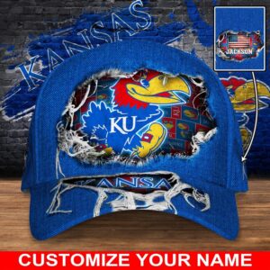 Customized NCAA Kansas Jayhawks Baseball Cap Trendsetting Threads Fashion 1 cqj3s1.jpg