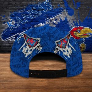 Customized NCAA Kansas Jayhawks Baseball Cap Trendy Hat Bliss 3 nmwbmj.jpg