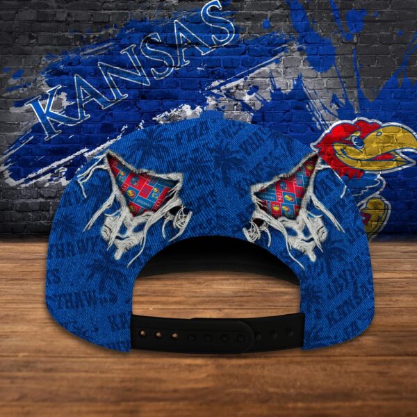 Customized NCAA Kansas Jayhawks Baseball Cap Trendy Hat Bliss