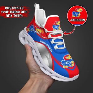 Customized NCAA Kansas Jayhawks Sneaker…