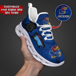 Customized NCAA Kansas Jayhawks Sneaker…