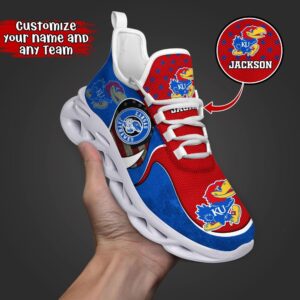 Customized NCAA Kansas Jayhawks Sneaker…