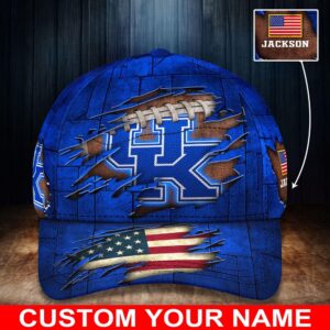 Customized NCAA Kentucky Wildcats Baseball Cap Forward Streetwear Vibes 1 dww3pa.jpg