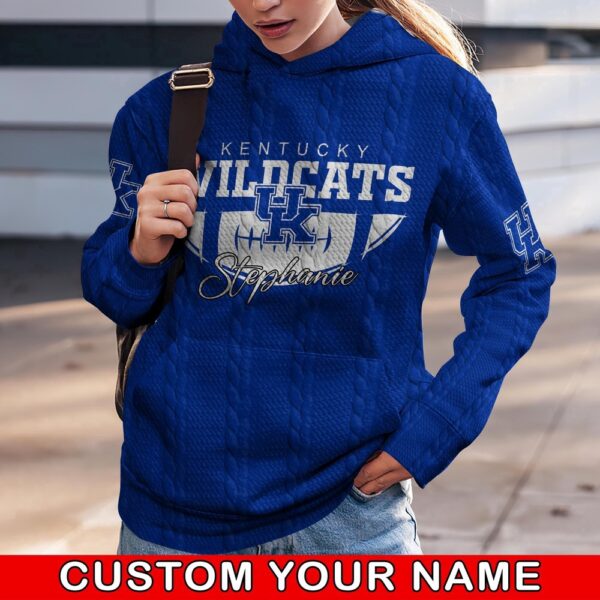 Customized NCAA Kentucky Wildcats Hoodie 3D Athletic Elegance For Fans