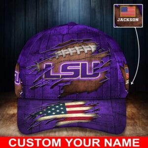 Customized NCAA LSU TIGERS Baseball Cap Casual Elegance Threads 1 vopfnl.jpg