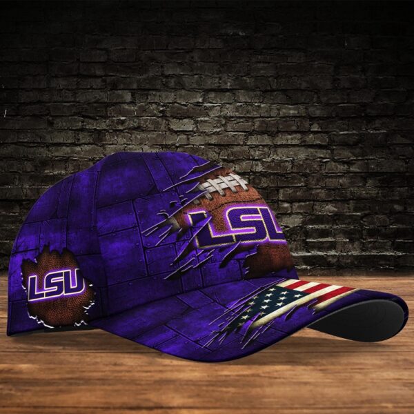 Customized NCAA LSU TIGERS Baseball Cap Casual Elegance Threads