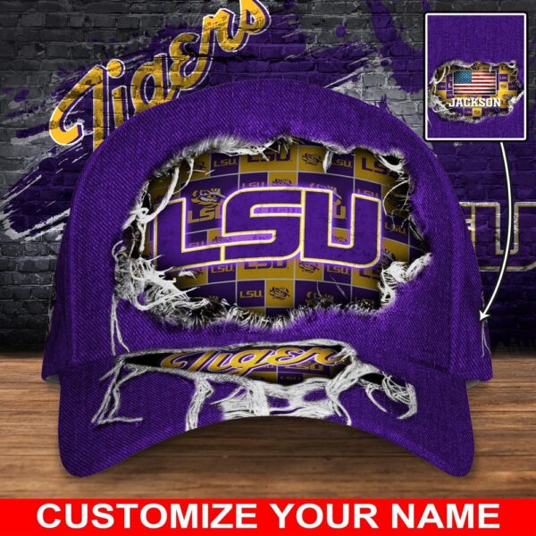 Customized NCAA LSU TIGERS Baseball Cap Chic Vibes in Headwear