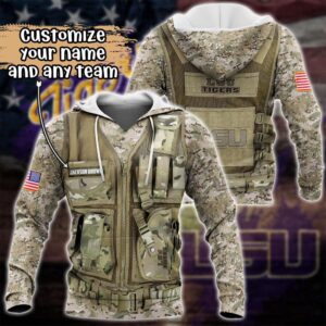 Customized NCAA LSU TIGERS Hoodie…