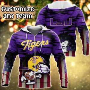 Customized NCAA LSU TIGERS Hoodie 3D Snoopy Sports For Fans 2 aba2ph.jpg