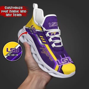 Customized NCAA LSU TIGERS Sneaker…