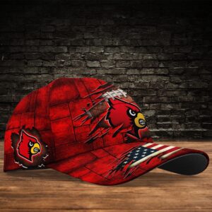 Customized NCAA Louisville Cardinals Baseball Cap Forward Streetwear Vibes 2 ljbm9e.jpg