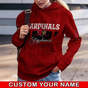 Customized NCAA Louisville Cardinals Hoodie…