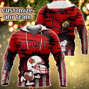 Customized NCAA Louisville Cardinals Hoodie 3D Snoopy Plays Sports For Fans 1 squqeh.jpg