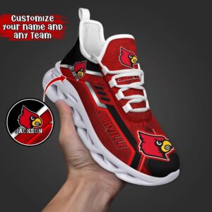 Customized NCAA Louisville Cardinals Sneaker…