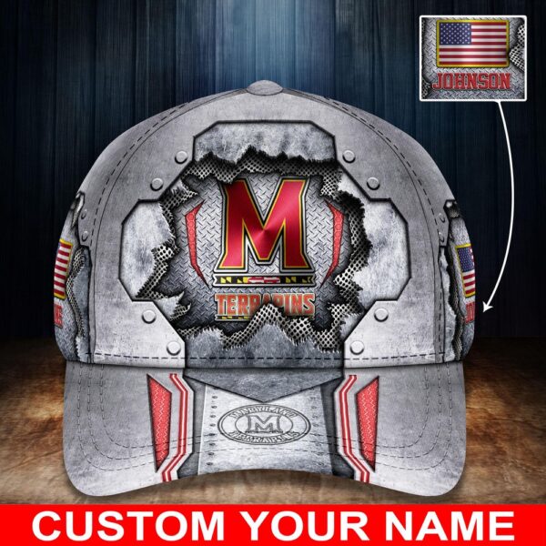 Customized NCAA Maryland Terrapins Baseball Cap Athletic Aura Trends