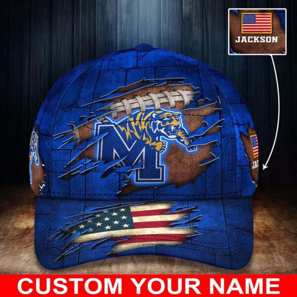 Customized NCAA Memphis Tigers Baseball Cap Casual Elegance Threads