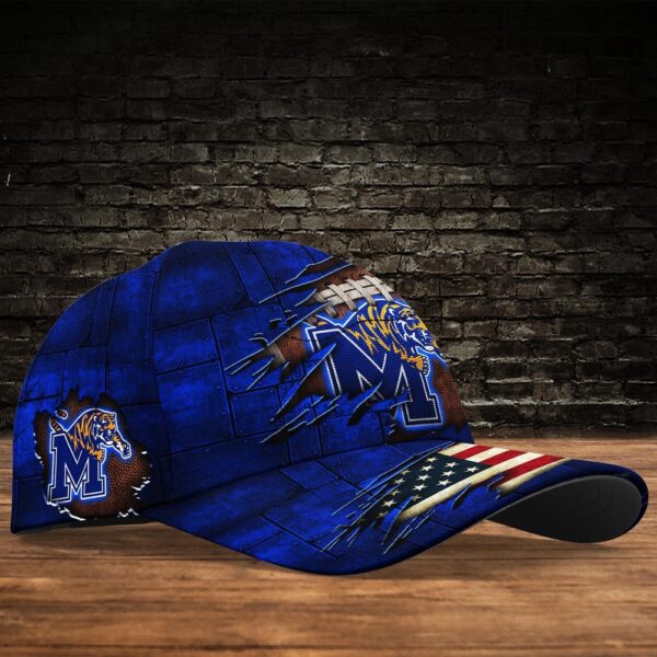 Customized NCAA Memphis Tigers Baseball Cap Casual Elegance Threads