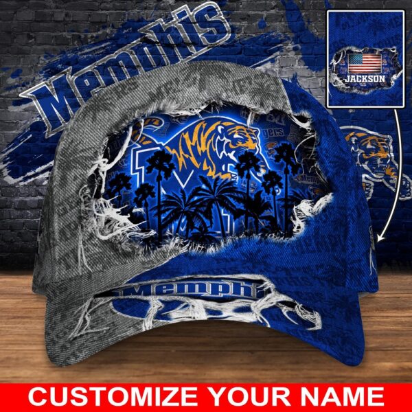 Customized NCAA Memphis Tigers Baseball Cap Sporty Elegance Vibes