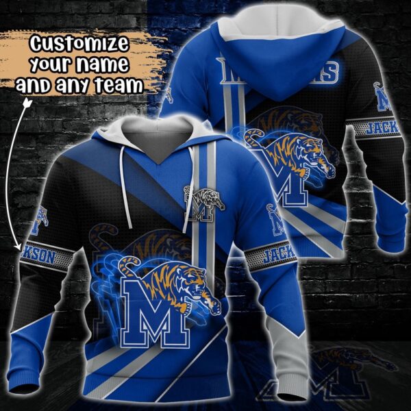 Customized NCAA Memphis Tigers Hoodie 3D Cozy Vibes For Fans