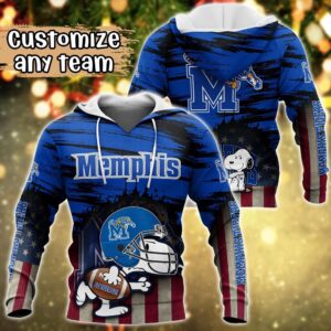 Customized NCAA Memphis Tigers Hoodie 3D Snoopy Sports For Fans 1 mbvyhn.jpg