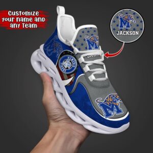 Customized NCAA Memphis Tigers Sneaker…