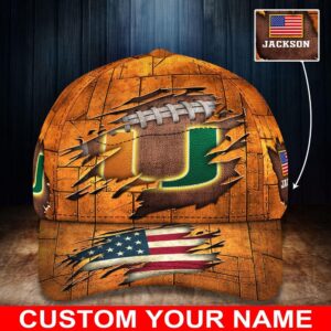 Customized NCAA Miami Hurricanes Baseball Cap Casual Elegance Threads 1 rd7g5s.jpg