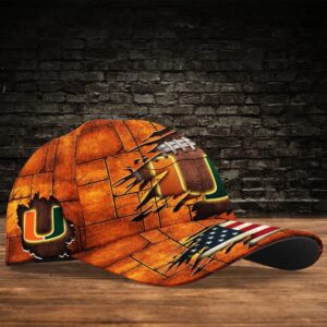 Customized NCAA Miami Hurricanes Baseball Cap Casual Elegance Threads 2 k0yaqe.jpg