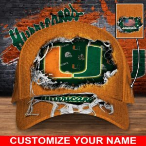 Customized NCAA Miami Hurricanes Baseball…