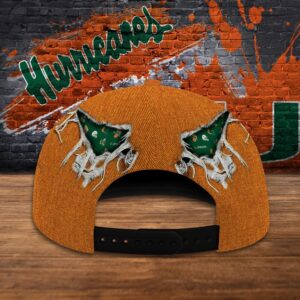 Customized NCAA Miami Hurricanes Baseball Cap Chic Vibes in Headwear 3 v1zabr.jpg