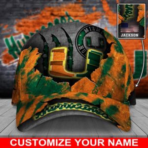 Customized NCAA Miami Hurricanes Baseball Cap Signature Urban Style 1 fbnjer.jpg