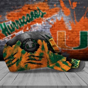 Customized NCAA Miami Hurricanes Baseball Cap Signature Urban Style 2 vkuwrn.jpg