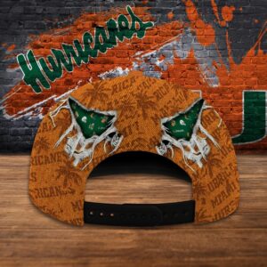 Customized NCAA Miami Hurricanes Baseball Cap Sporty Elegance Vibes 3 tjqocp.jpg