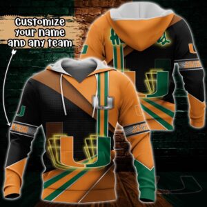 Customized NCAA Miami Hurricanes Hoodie…