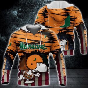 Customized NCAA Miami Hurricanes Hoodie…