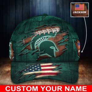 Customized NCAA Michigan State Spartans Baseball Cap Casual Elegance Threads 1 cztq8y.jpg