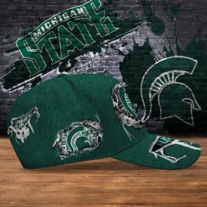 Customized NCAA Michigan State Spartans Baseball Cap Chic Vibes in Headwear 2 m6dkya.jpg