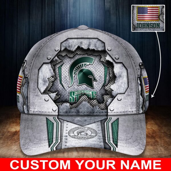 Customized NCAA Michigan State Spartans Baseball Cap Elegance In Style