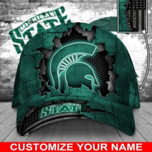 Customized NCAA Michigan State Spartans Baseball Cap Glamorous Hat Bliss 1 xvpmt0.jpg