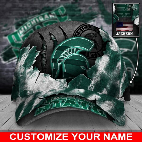 Customized NCAA Michigan State Spartans Baseball Cap Signature Urban Style