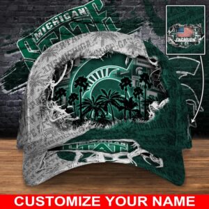 Customized NCAA Michigan State Spartans Baseball Cap Sporty Elegance Vibes 1 qgzde3.jpg