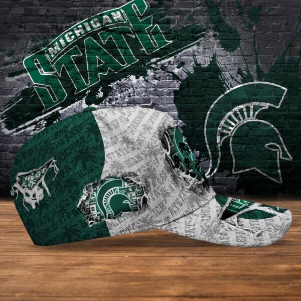 Customized NCAA Michigan State Spartans Baseball Cap Sporty Elegance Vibes