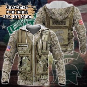 Customized NCAA Michigan State Spartans Hoodie 3D Camo Parade For Fans 2 foaraq.jpg