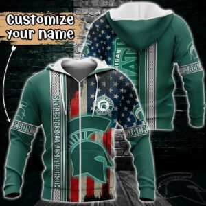 Customized NCAA Michigan State Spartans Hoodie 3D US Flag Sleek Style For Fans 2 he31ox.jpg