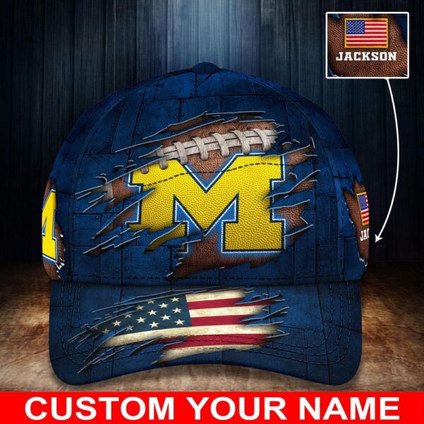 Customized NCAA Michigan Wolverines Baseball Cap Forward Streetwear Vibes