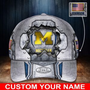 Customized NCAA Michigan Wolverines Baseball Cap Sleek Layers of Style 1 jfcanj.jpg