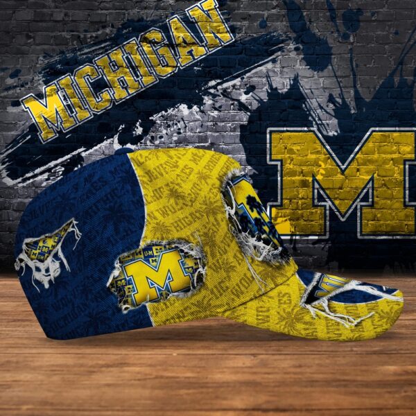 Customized NCAA Michigan Wolverines Baseball Cap Trendy Hat Bliss