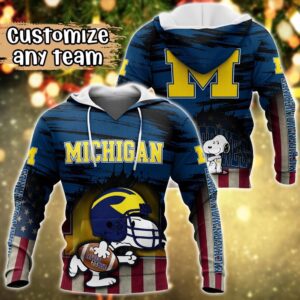 Customized NCAA Michigan Wolverines Hoodie…