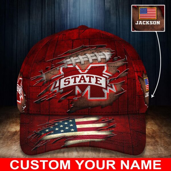 Customized NCAA Mississippi State Bulldogs Baseball Cap Casual Elegance Threads