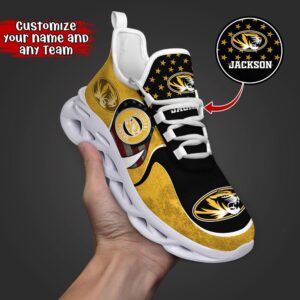 Customized NCAA Missouri Tigers Sneaker…