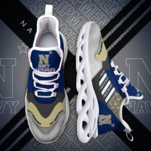 Customized NCAA Navy Midshipmen Sneaker…